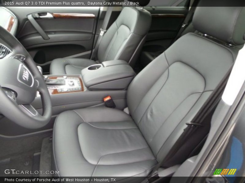 Daytona Gray Metallic / Black 2015 Audi Q7 3.0 TDI Premium Plus quattro