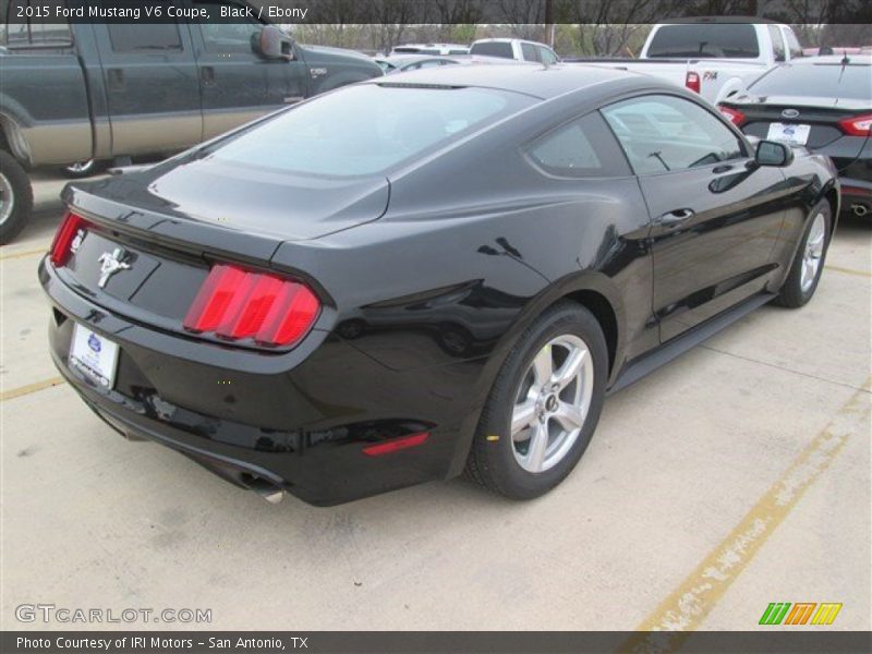 Black / Ebony 2015 Ford Mustang V6 Coupe