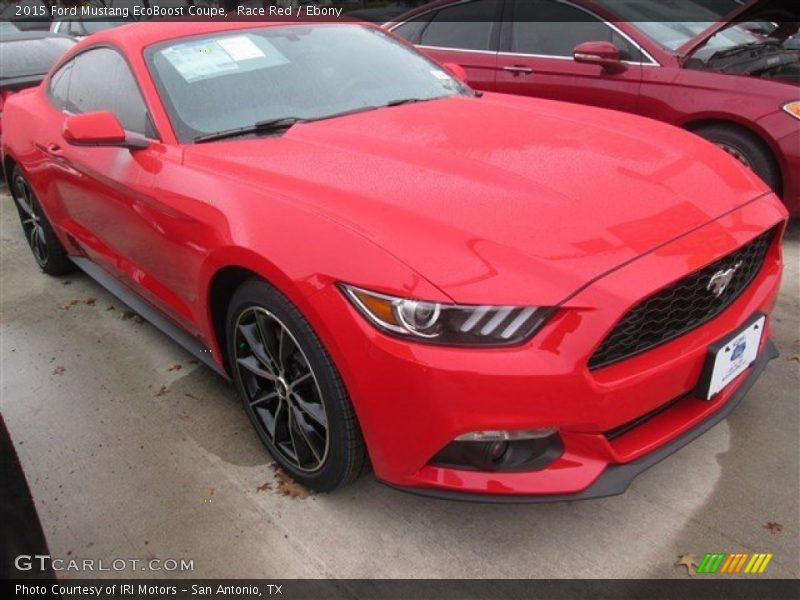 Race Red / Ebony 2015 Ford Mustang EcoBoost Coupe