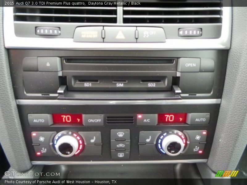 Daytona Gray Metallic / Black 2015 Audi Q7 3.0 TDI Premium Plus quattro