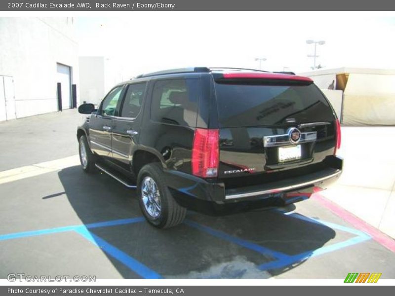 Black Raven / Ebony/Ebony 2007 Cadillac Escalade AWD