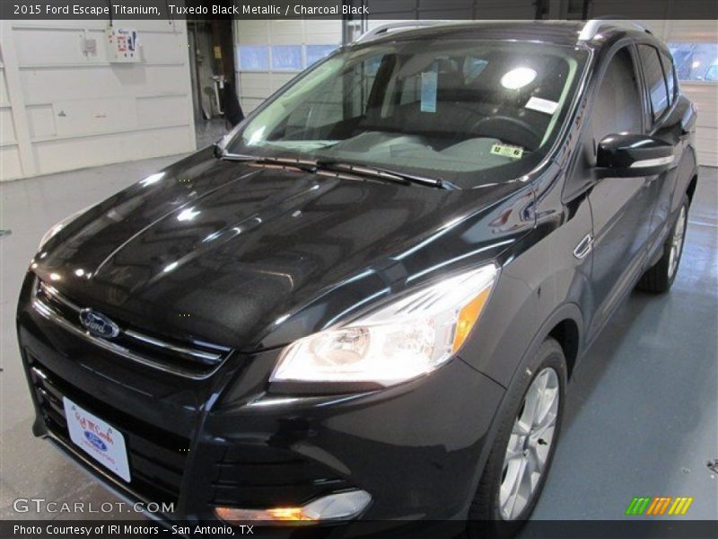 Tuxedo Black Metallic / Charcoal Black 2015 Ford Escape Titanium
