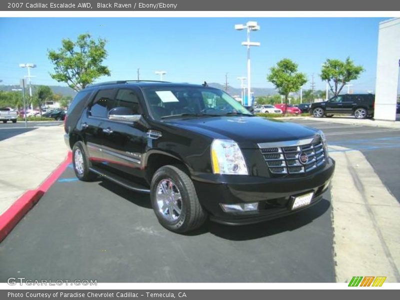 Black Raven / Ebony/Ebony 2007 Cadillac Escalade AWD