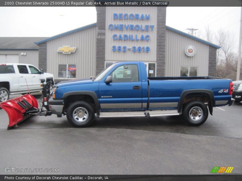 Arrival Blue Metallic / Dark Charcoal 2003 Chevrolet Silverado 2500HD LS Regular Cab 4x4