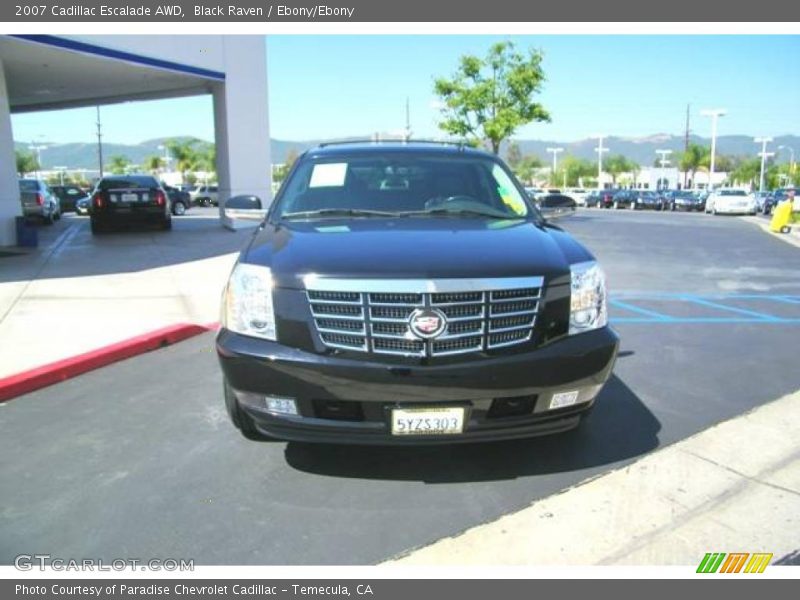 Black Raven / Ebony/Ebony 2007 Cadillac Escalade AWD