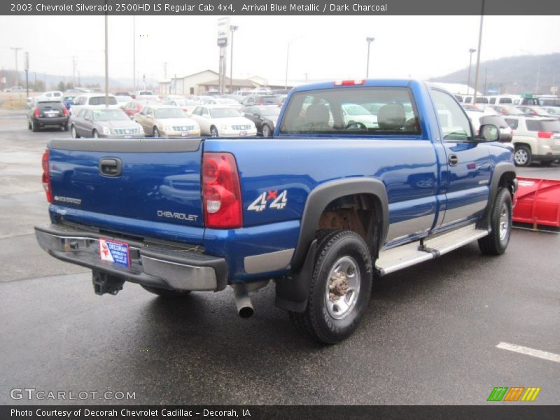 Arrival Blue Metallic / Dark Charcoal 2003 Chevrolet Silverado 2500HD LS Regular Cab 4x4