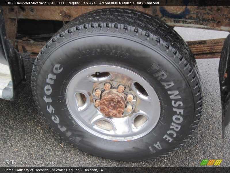 Arrival Blue Metallic / Dark Charcoal 2003 Chevrolet Silverado 2500HD LS Regular Cab 4x4