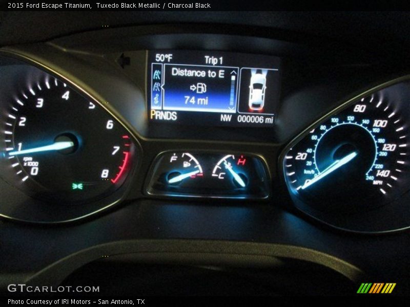 Tuxedo Black Metallic / Charcoal Black 2015 Ford Escape Titanium