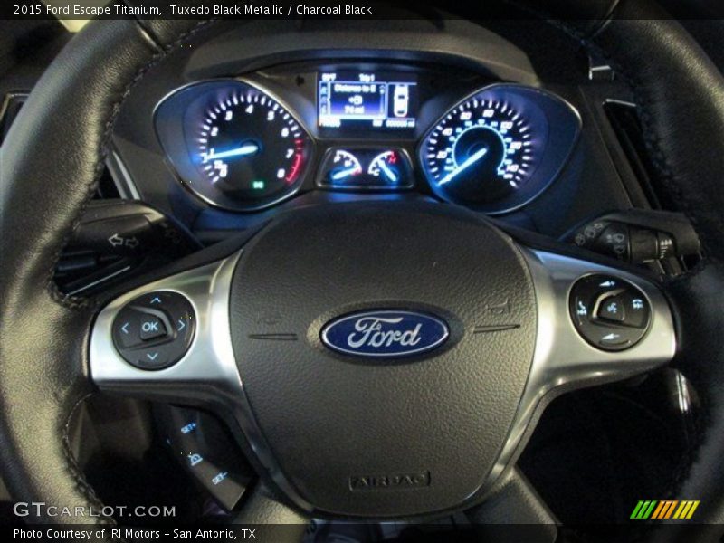 Tuxedo Black Metallic / Charcoal Black 2015 Ford Escape Titanium