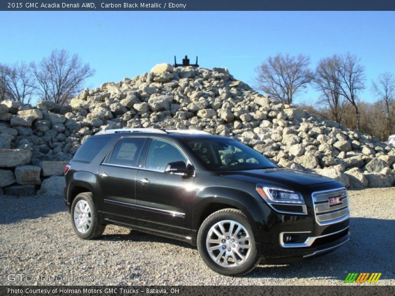 Carbon Black Metallic / Ebony 2015 GMC Acadia Denali AWD