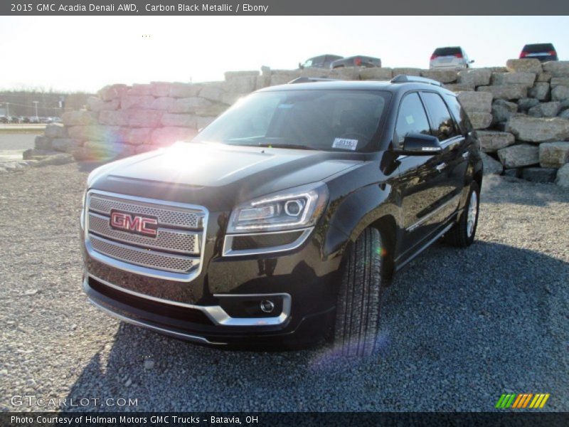 Carbon Black Metallic / Ebony 2015 GMC Acadia Denali AWD