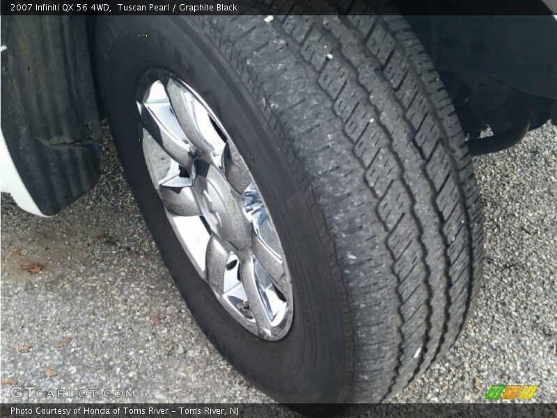 Tuscan Pearl / Graphite Black 2007 Infiniti QX 56 4WD