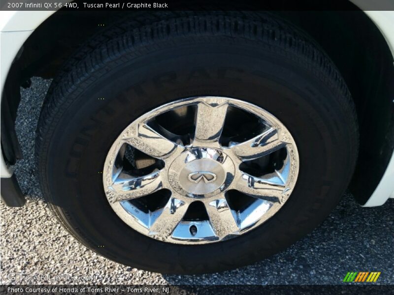 Tuscan Pearl / Graphite Black 2007 Infiniti QX 56 4WD