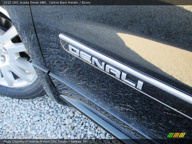Carbon Black Metallic / Ebony 2015 GMC Acadia Denali AWD