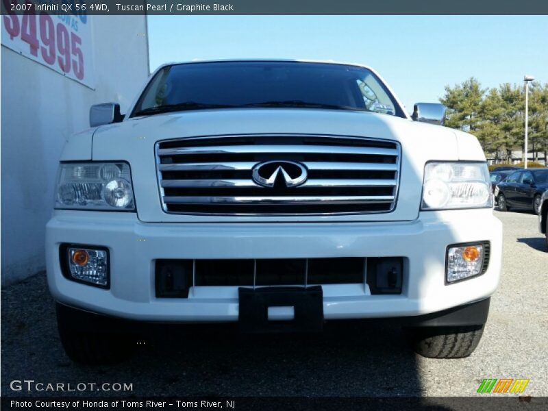 Tuscan Pearl / Graphite Black 2007 Infiniti QX 56 4WD