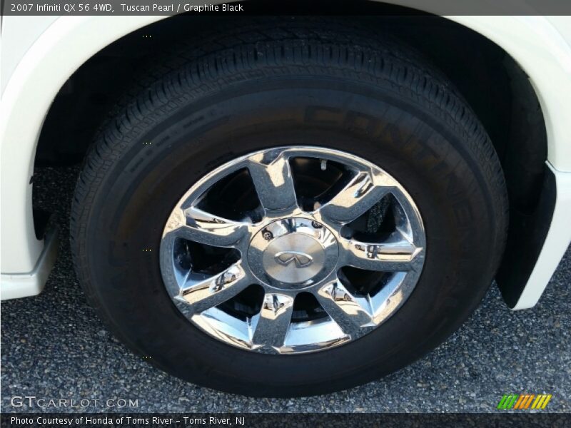 Tuscan Pearl / Graphite Black 2007 Infiniti QX 56 4WD