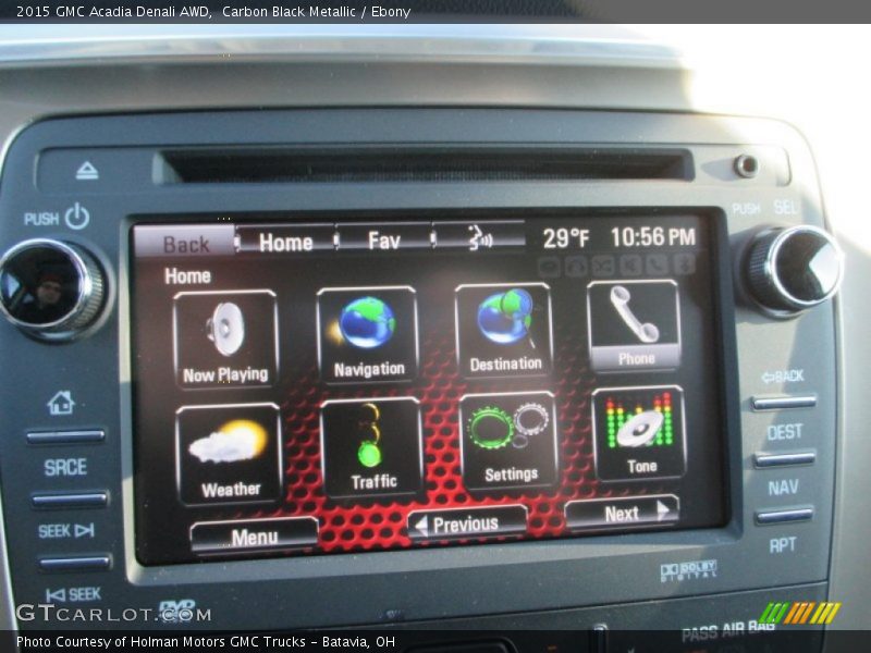 Carbon Black Metallic / Ebony 2015 GMC Acadia Denali AWD