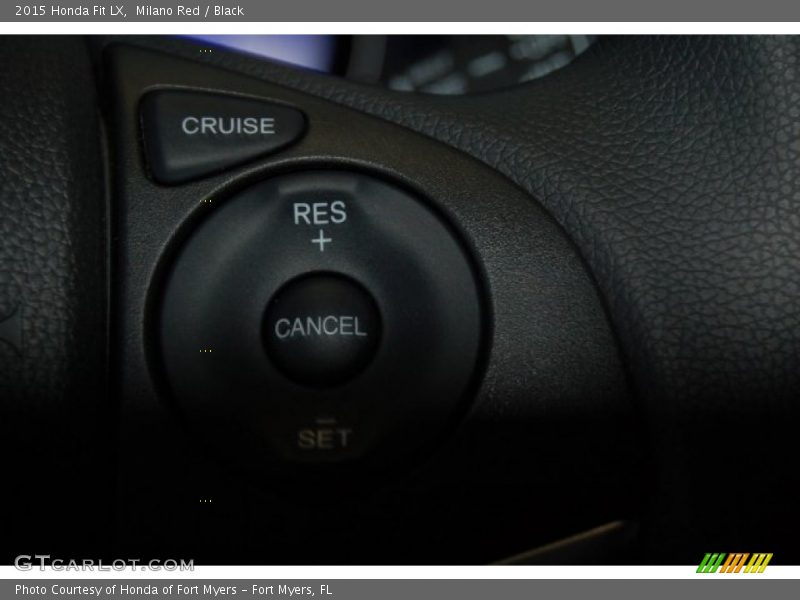 Milano Red / Black 2015 Honda Fit LX