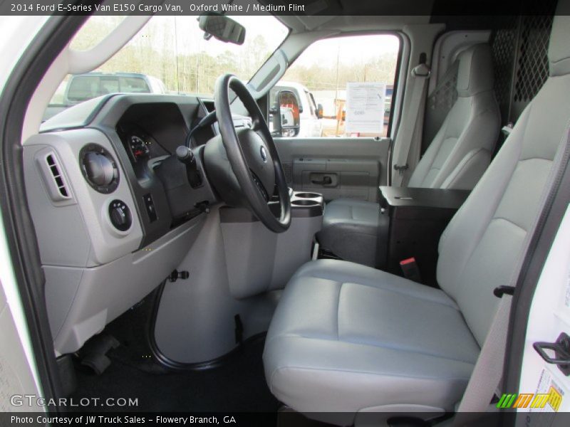 Oxford White / Medium Flint 2014 Ford E-Series Van E150 Cargo Van
