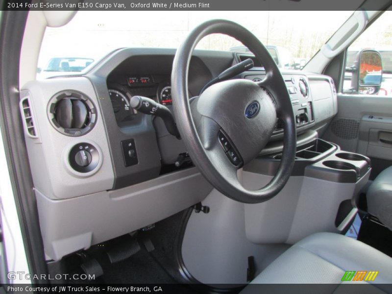 Oxford White / Medium Flint 2014 Ford E-Series Van E150 Cargo Van