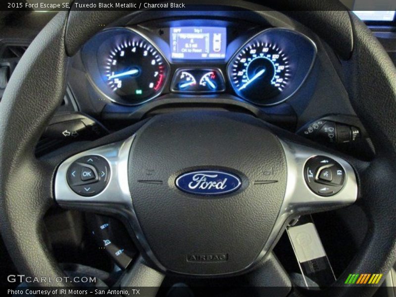 Tuxedo Black Metallic / Charcoal Black 2015 Ford Escape SE