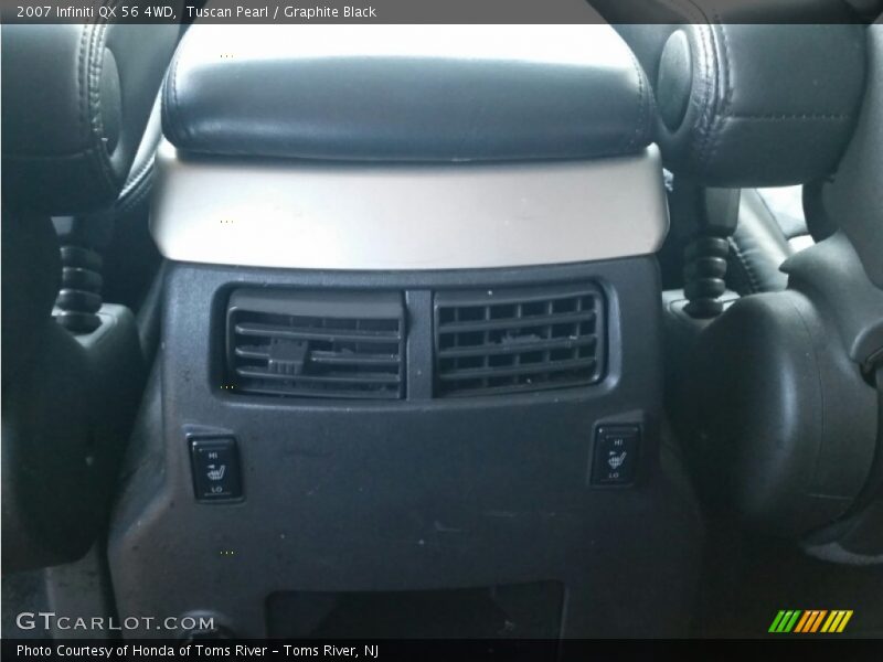 Tuscan Pearl / Graphite Black 2007 Infiniti QX 56 4WD