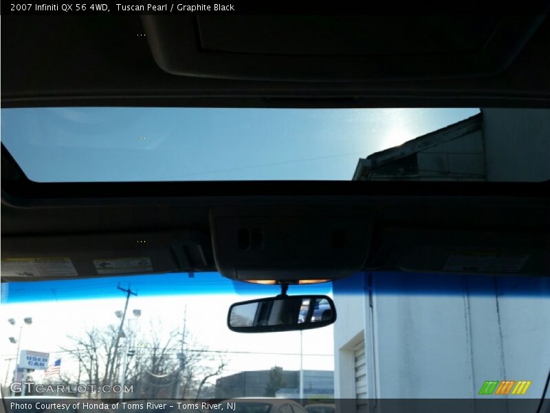 Tuscan Pearl / Graphite Black 2007 Infiniti QX 56 4WD