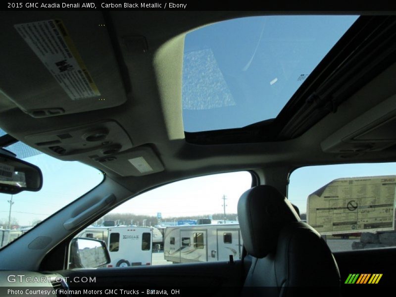 Carbon Black Metallic / Ebony 2015 GMC Acadia Denali AWD