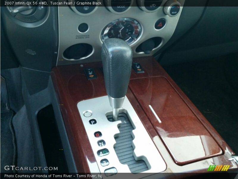 Tuscan Pearl / Graphite Black 2007 Infiniti QX 56 4WD