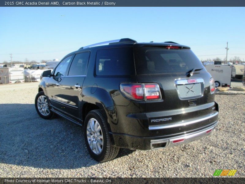 Carbon Black Metallic / Ebony 2015 GMC Acadia Denali AWD