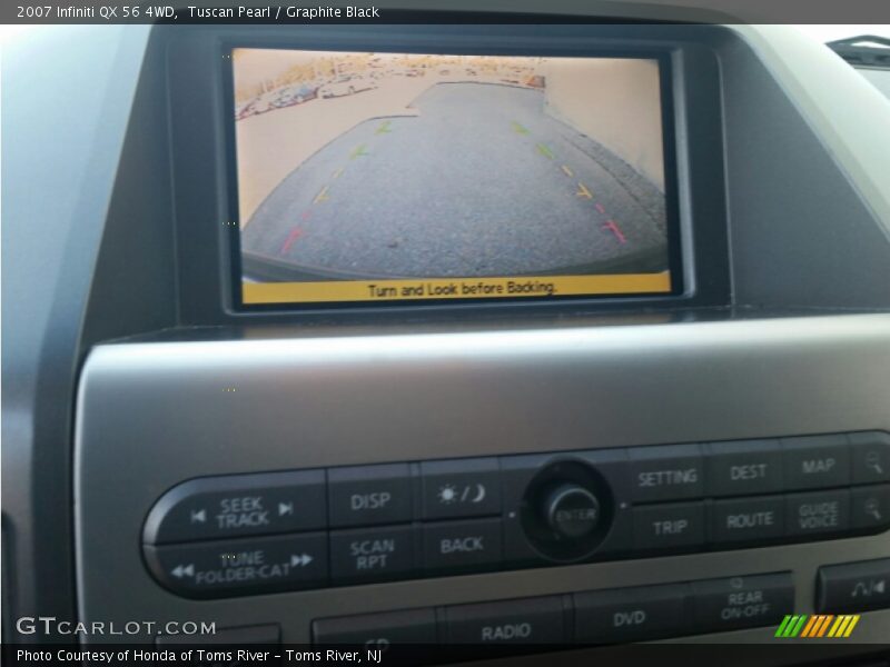 Tuscan Pearl / Graphite Black 2007 Infiniti QX 56 4WD