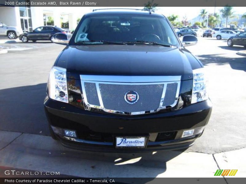 Black Raven / Ebony 2008 Cadillac Escalade AWD