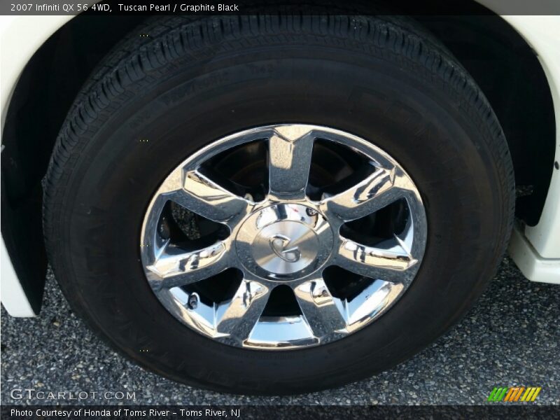 Tuscan Pearl / Graphite Black 2007 Infiniti QX 56 4WD