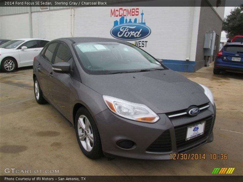 Sterling Gray / Charcoal Black 2014 Ford Focus SE Sedan