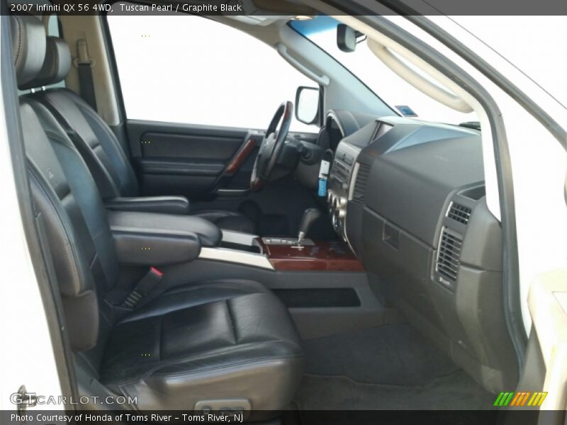 Tuscan Pearl / Graphite Black 2007 Infiniti QX 56 4WD