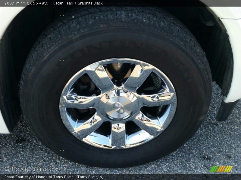 Tuscan Pearl / Graphite Black 2007 Infiniti QX 56 4WD
