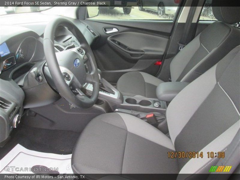 Sterling Gray / Charcoal Black 2014 Ford Focus SE Sedan