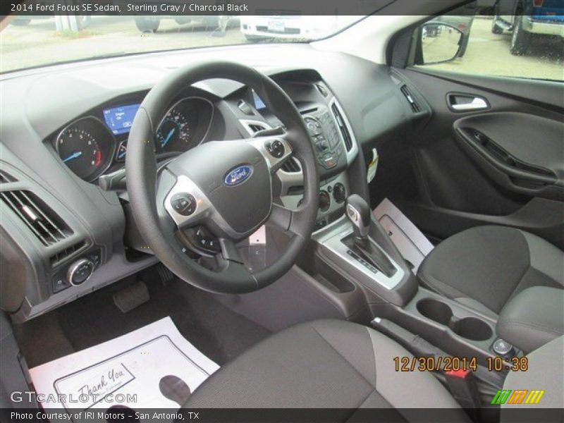 Sterling Gray / Charcoal Black 2014 Ford Focus SE Sedan