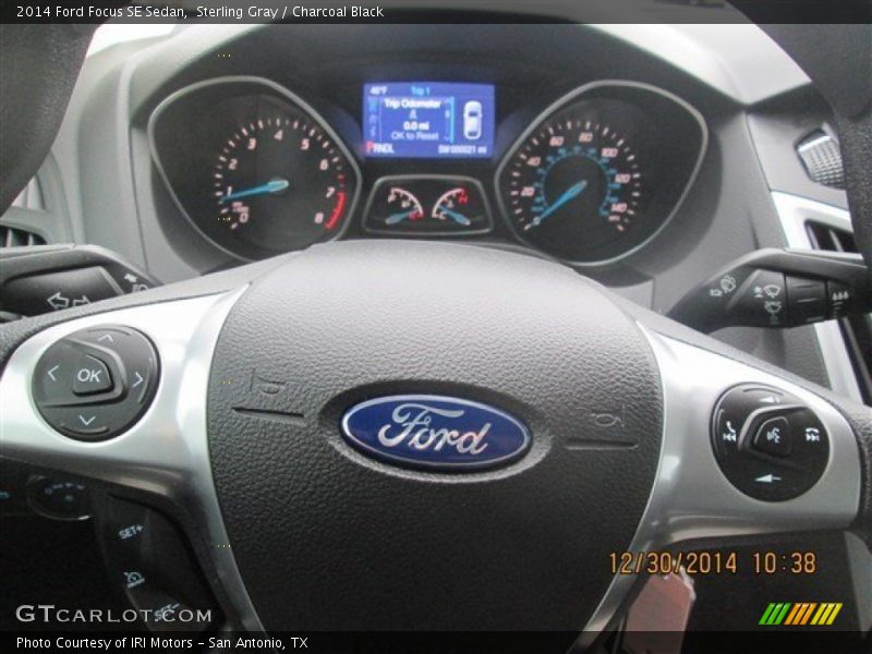 Sterling Gray / Charcoal Black 2014 Ford Focus SE Sedan