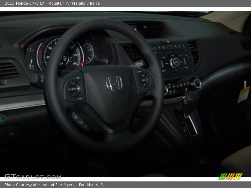 Mountain Air Metallic / Beige 2015 Honda CR-V LX