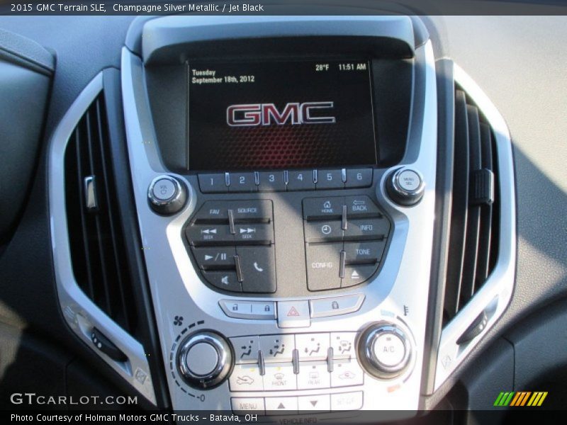 Champagne Silver Metallic / Jet Black 2015 GMC Terrain SLE