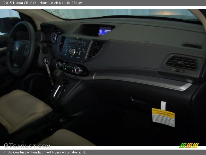 Mountain Air Metallic / Beige 2015 Honda CR-V LX