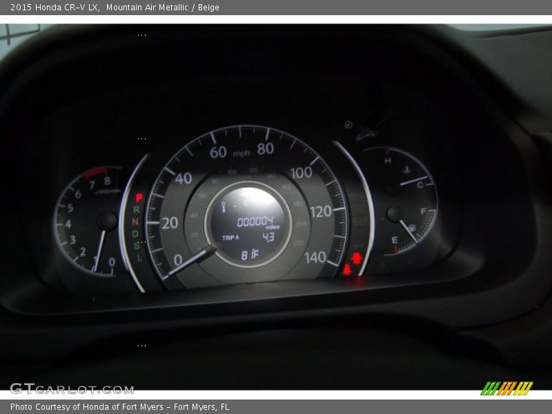 Mountain Air Metallic / Beige 2015 Honda CR-V LX