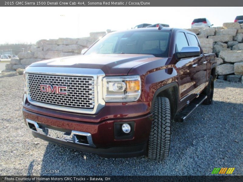 Sonoma Red Metallic / Cocoa/Dune 2015 GMC Sierra 1500 Denali Crew Cab 4x4