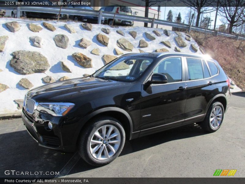 Jet Black / Sand Beige 2015 BMW X3 xDrive28i