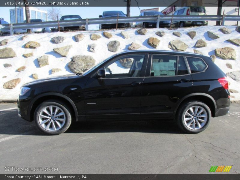 Jet Black / Sand Beige 2015 BMW X3 xDrive28i