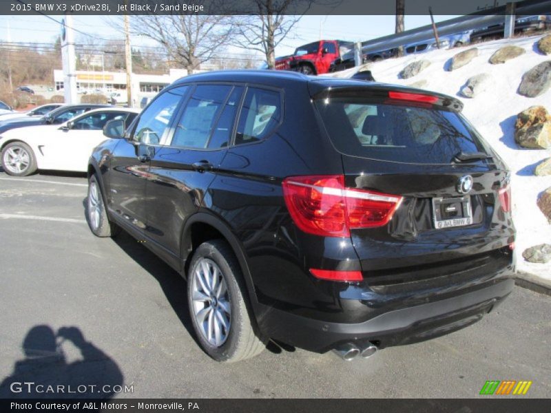 Jet Black / Sand Beige 2015 BMW X3 xDrive28i