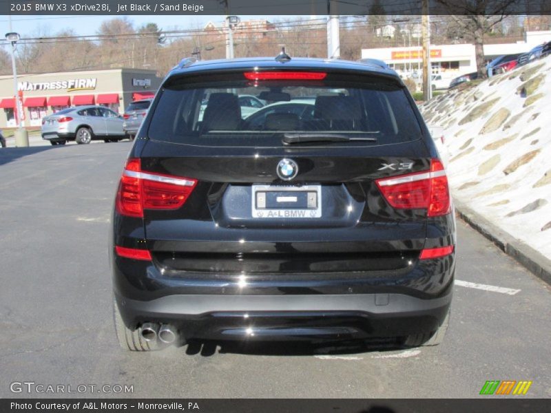 Jet Black / Sand Beige 2015 BMW X3 xDrive28i