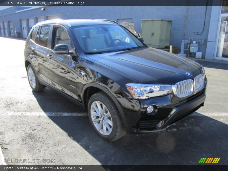 Jet Black / Sand Beige 2015 BMW X3 xDrive28i