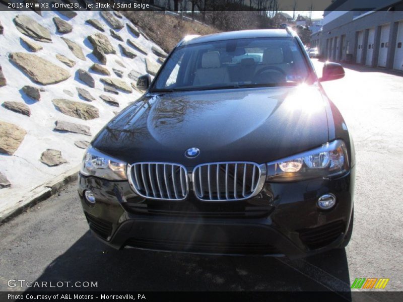 Jet Black / Sand Beige 2015 BMW X3 xDrive28i